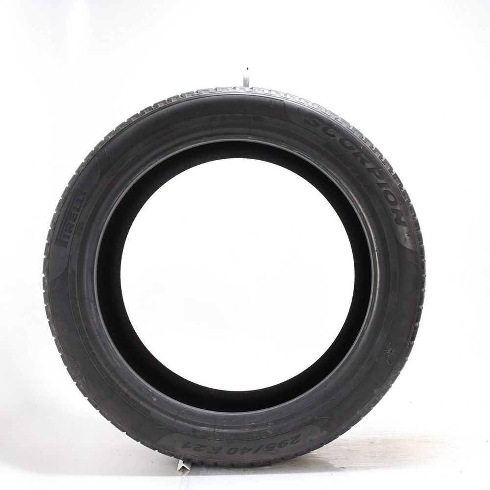 Set of (2) Used 295/40R21 Pirelli Scorpion Winter 111V - 4.5-5/32 - Image 6