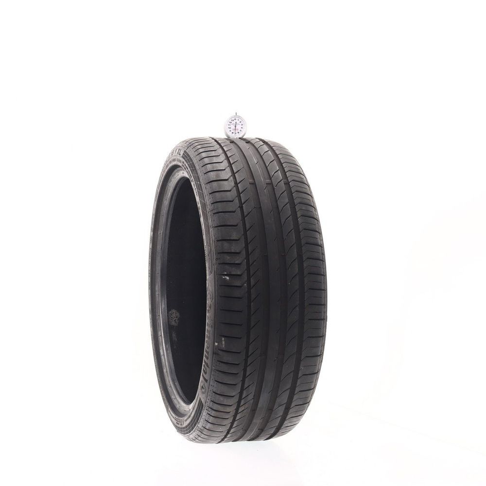 Used 225/40R19 Continental ContiSportContact 5 SSR MOE 93Y - 7/32 - Image 1