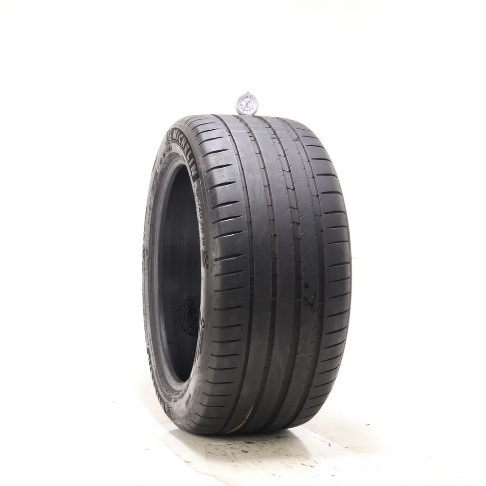 Set of (2) Used 295/40ZR19 Michelin Pilot Sport 4 NO 108Y - 7.5-8/32 - Image 4