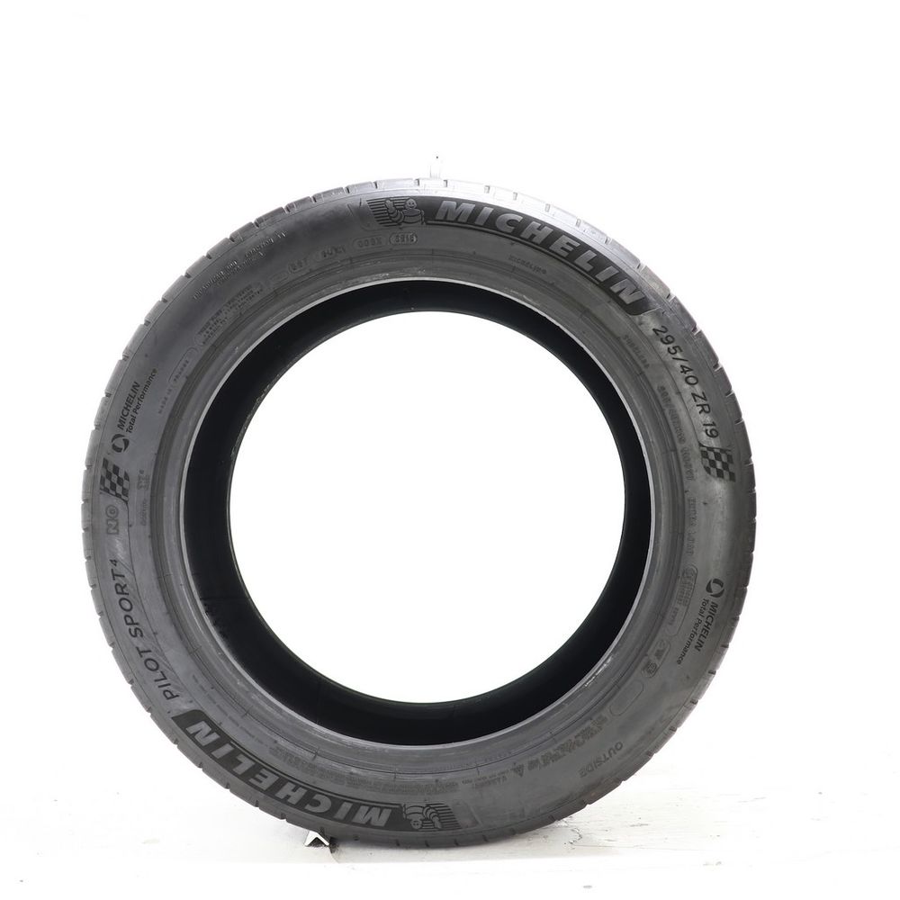 Set of (2) Used 295/40ZR19 Michelin Pilot Sport 4 NO 108Y - 7.5-8/32 - Image 6