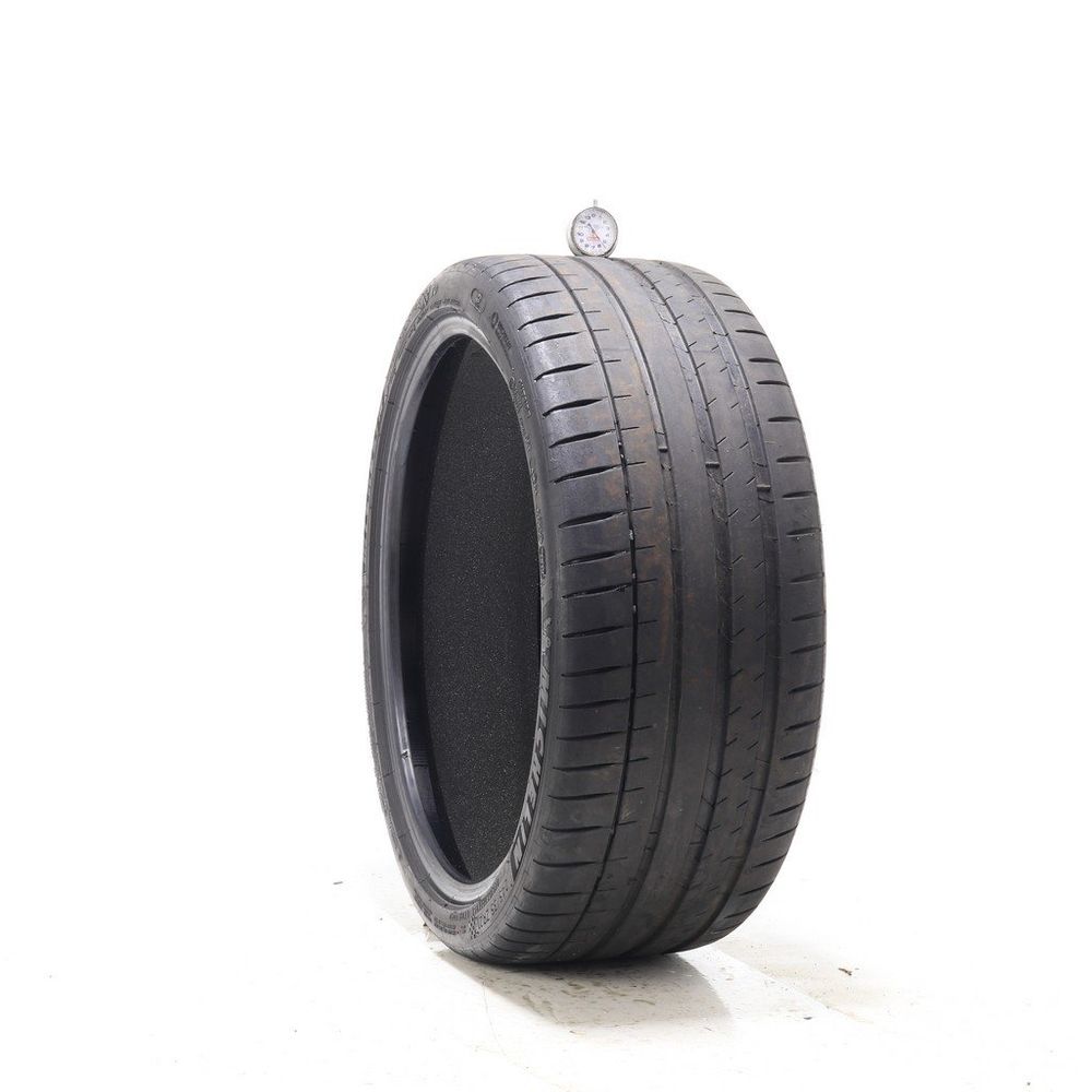 Set of (2) Used 245/35ZR21 Michelin Pilot Sport 4 S TO Acoustic 96Y - 5.5-7/32 - Image 1