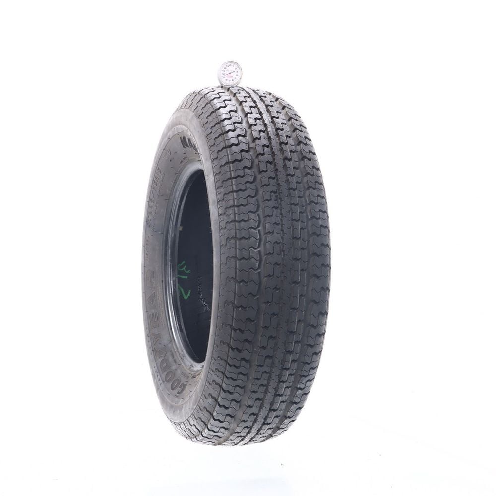 Set of (2) Used ST 225/75R15 Goodyear Marathon Scuff Guard 113/108L D - 9-9.5/32 - Image 4