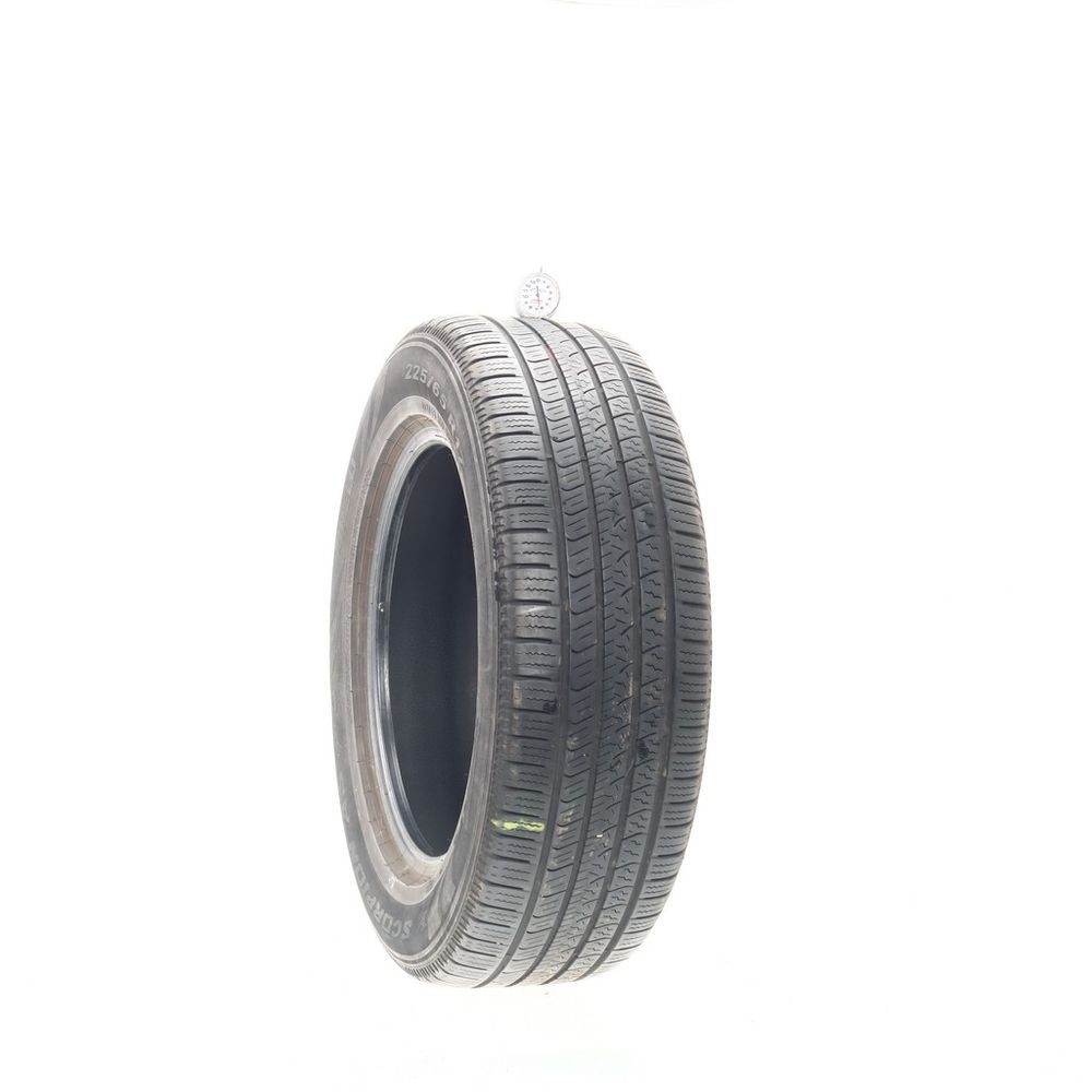 Set of (2) Used 225/65R17 Pirelli Scorpion AS Plus 3 102H - 6.5/32 - Image 1