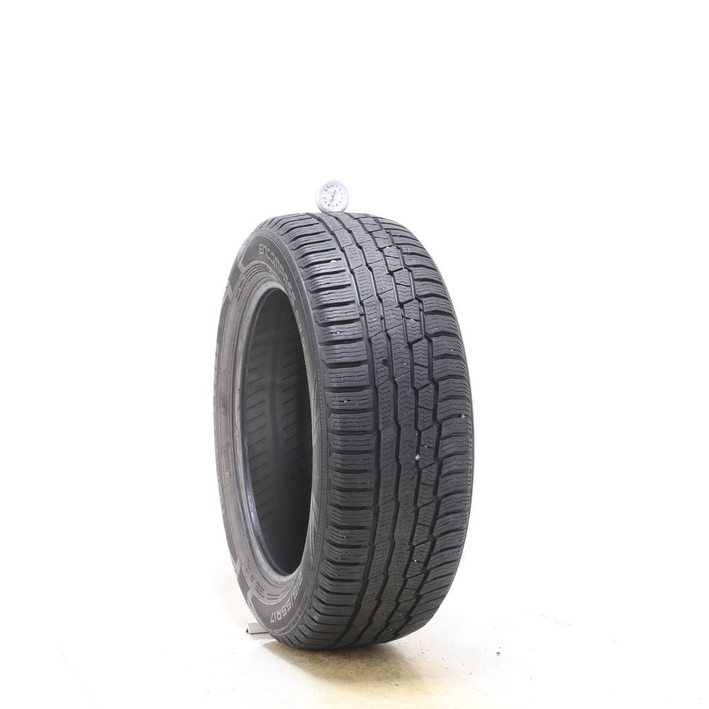 Set of (2) Used 215/55R17 Nokian Encompass AW01 94V - 7.5-9/32 - Image 1