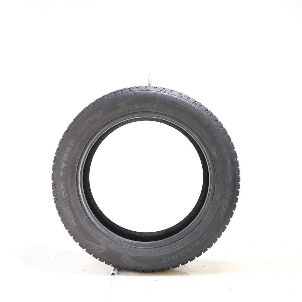 Set of (2) Used 215/55R17 Nokian Encompass AW01 94V - 7.5-9/32 - Image 3