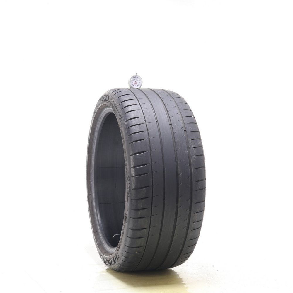 Set of (2) Used 255/35R19 Michelin Pilot Sport 4 S 96Y - 5.5-6.5/32 - Image 1