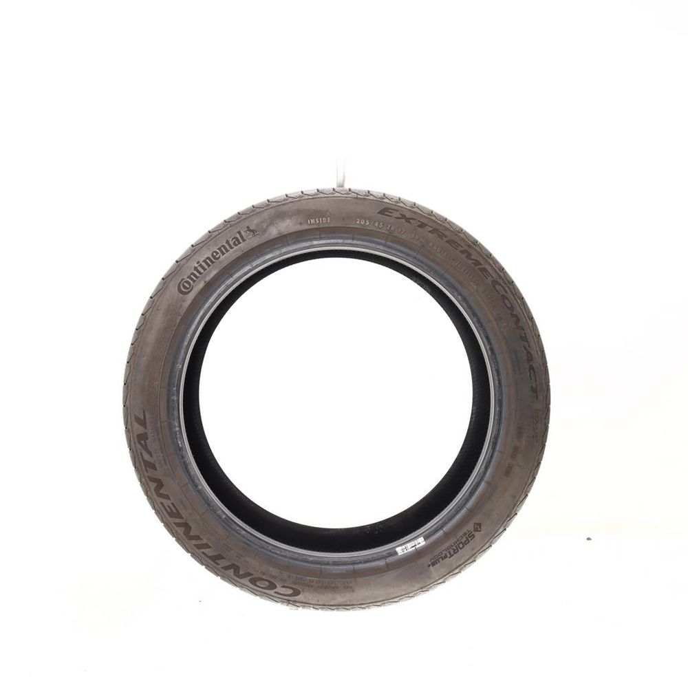 Set of (2) Used 205/45ZR17 Continental ExtremeContact Sport 88W - 7.5-8.5/32 - Image 6