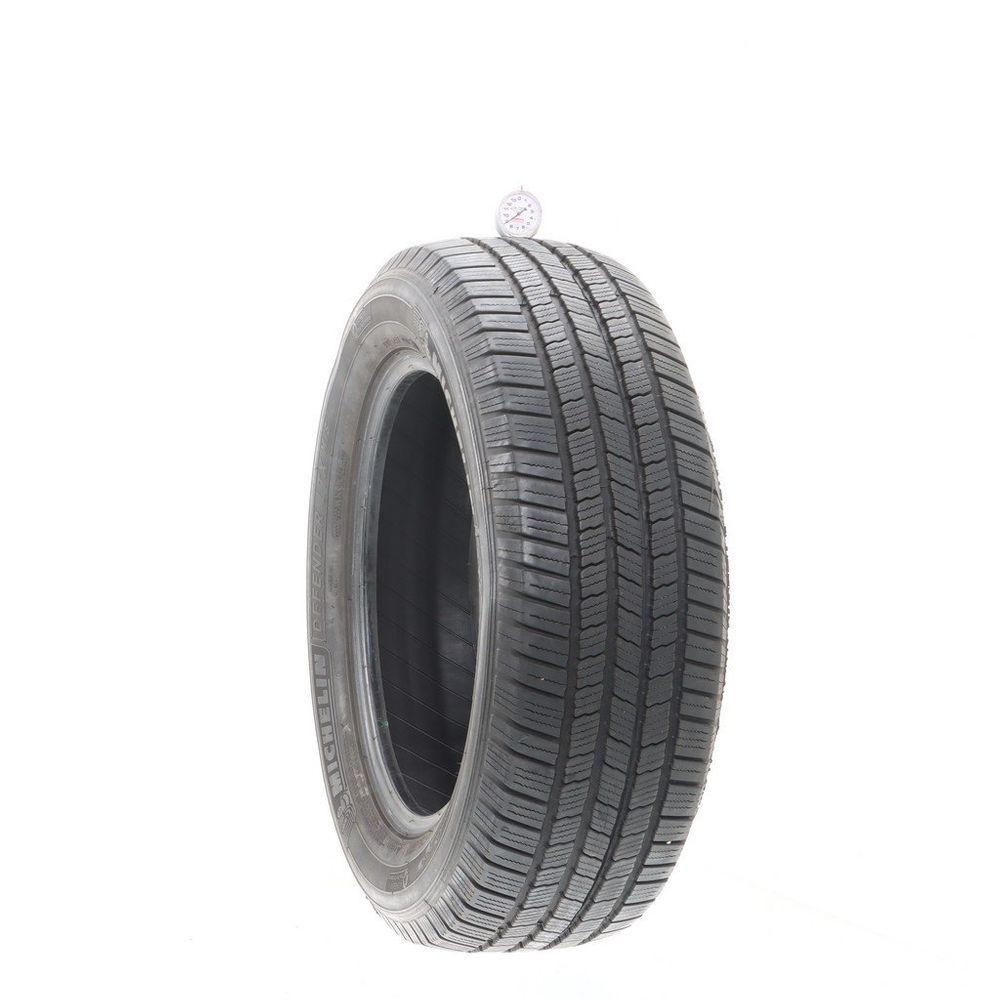 Set of (2) Used 235/60R18 Michelin Defender LTX M/S 107H - 9-10/32 - Image 1