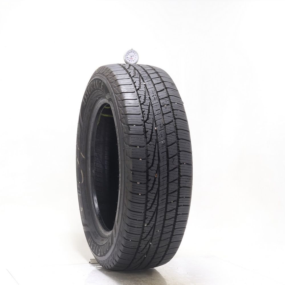 Set of (4) Used 225/60R17 Goodyear Assurance WeatherReady 99H - 9-10/32 - Image 4