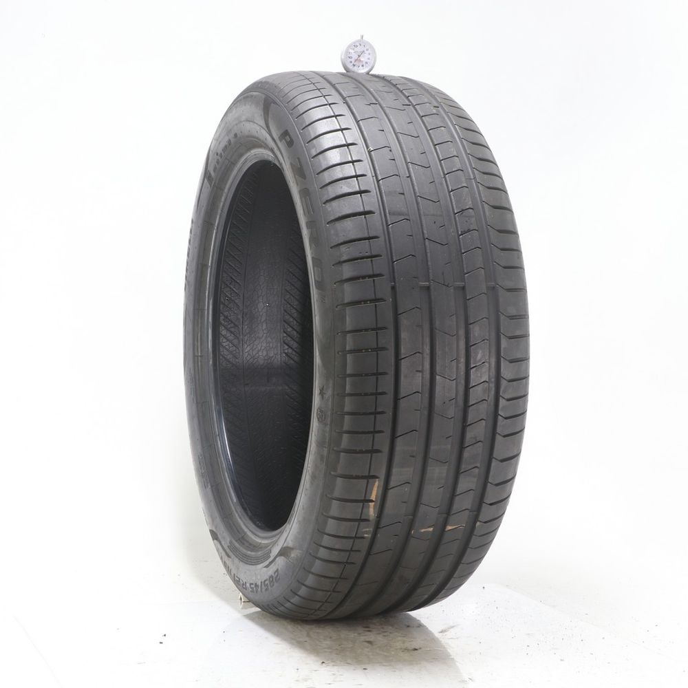 Set of (2) Used 285/45R21 Pirelli P Zero PZ4 Run Flat 113Y - 7.5-8/32 - Image 4