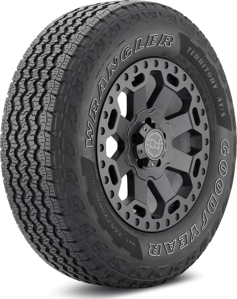 Set of (2) New 255/70R17 Goodyear Wrangler Territory AT/S 112T - Image 1