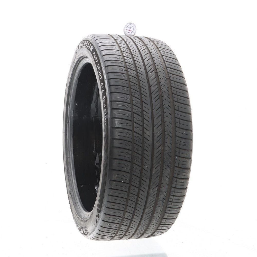 Set of (2) Used 295/40ZR22 Michelin Pilot Sport All Season 4 112Y - 7.5-8/32 - Image 1