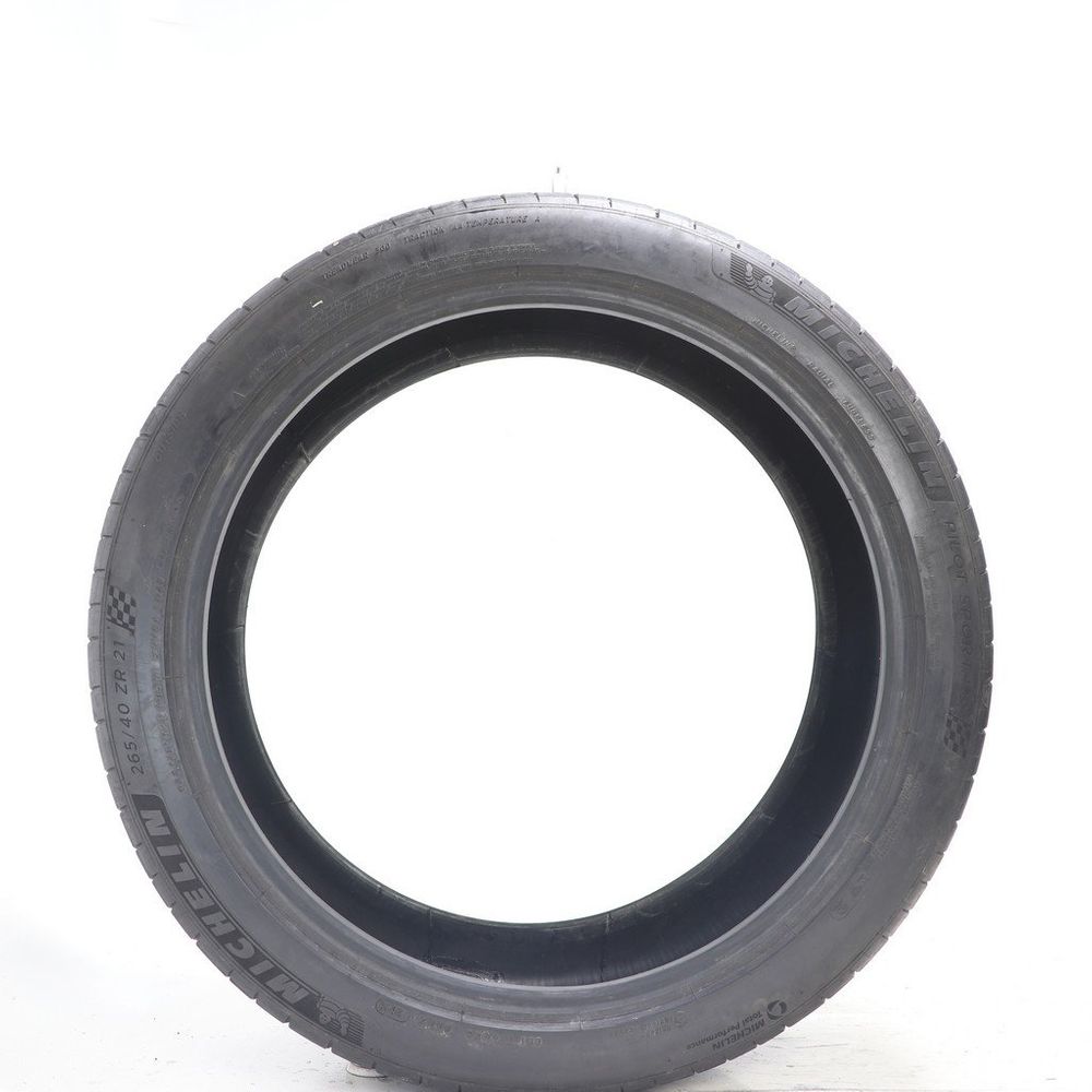 Set of (2) Used 265/40ZR21 Michelin Pilot Sport 4 S 105Y - 5.5/32 - Image 3