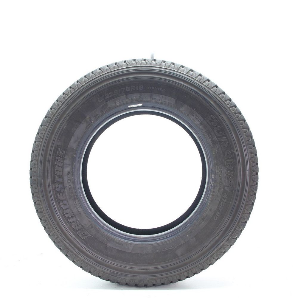 Set of (2) Used LT 225/75R16 Bridgestone Duravis M700 HD 115/112R E - 11.5-12/32 - Image 3