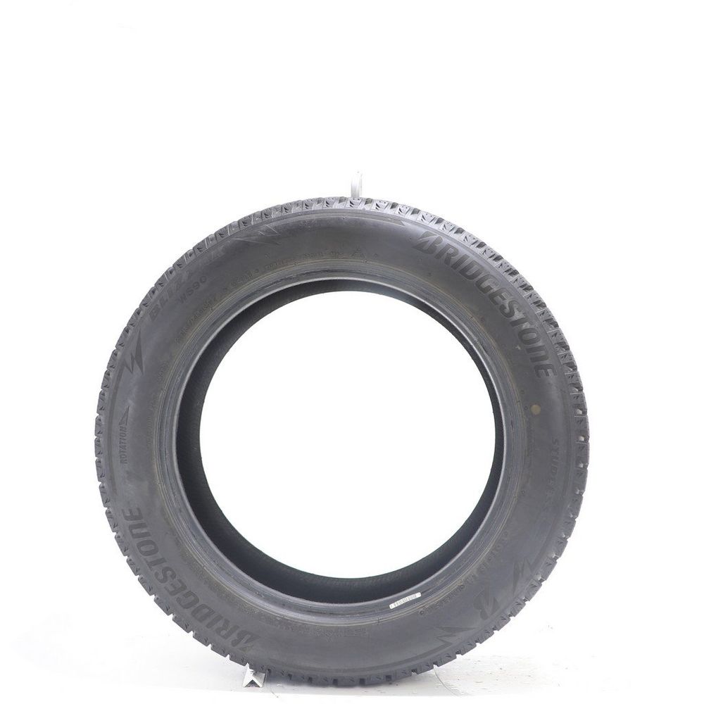Set of (2) Used 215/55R17 Bridgestone Blizzak WS90 94H - 9.5/32 - Image 3