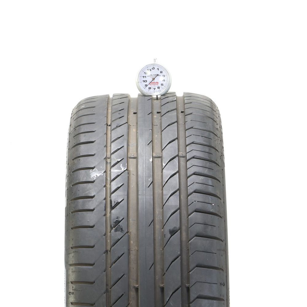 Set of (2) Used 225/40R18 Continental ContiSportContact 5 SSR MOE 92W - 8.5-9/32 - Image 2
