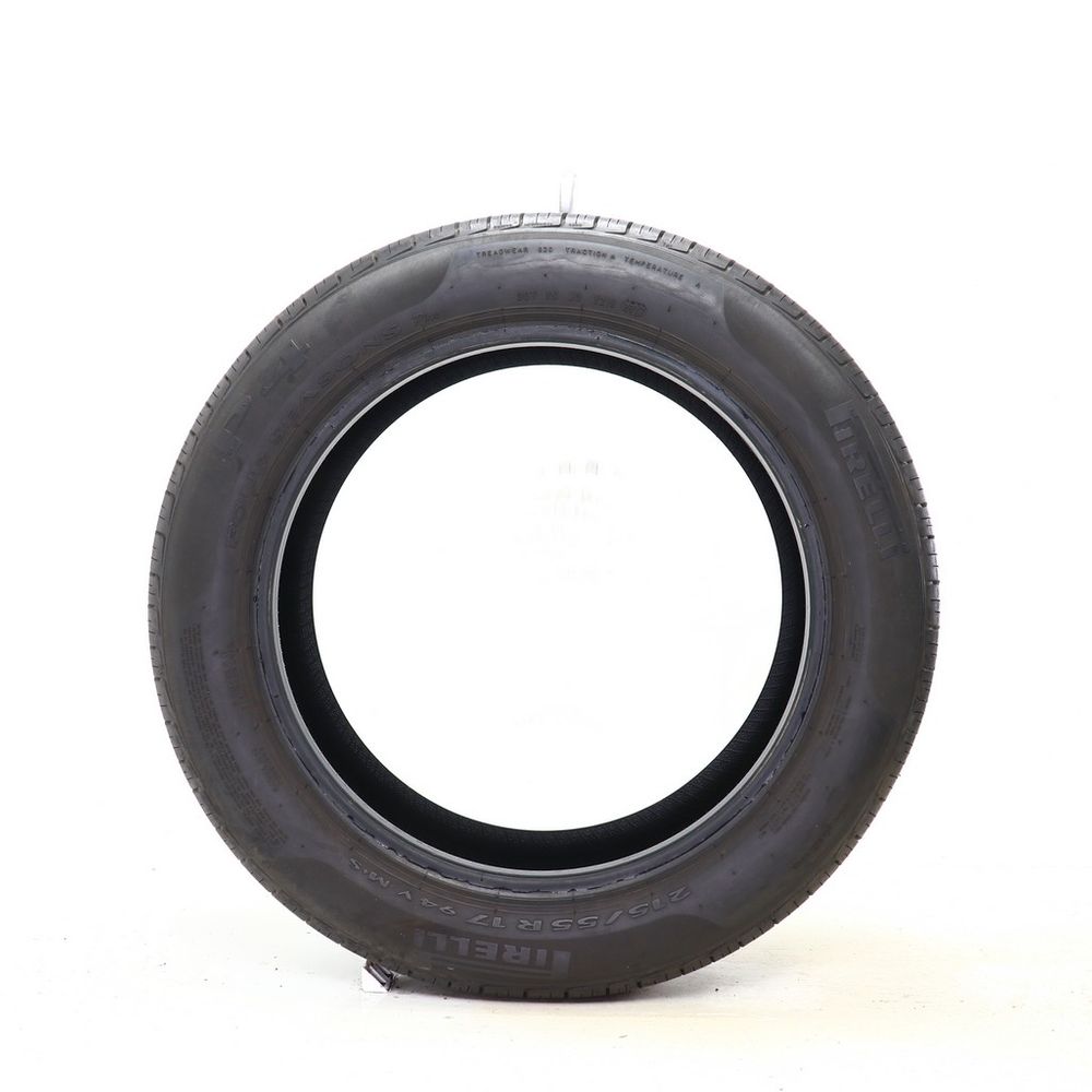 Set of (2) Used 215/55R17 Pirelli P4 Four Seasons Plus 94V - 8.5-9.5/32 - Image 3