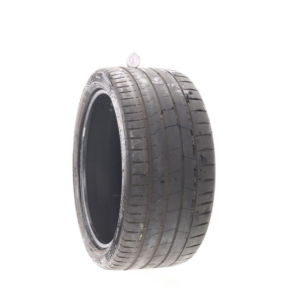 Set of (2) Used 295/35ZR21 Continental SportContact 7 MO1 107Y - 6-7/32 - Image 4