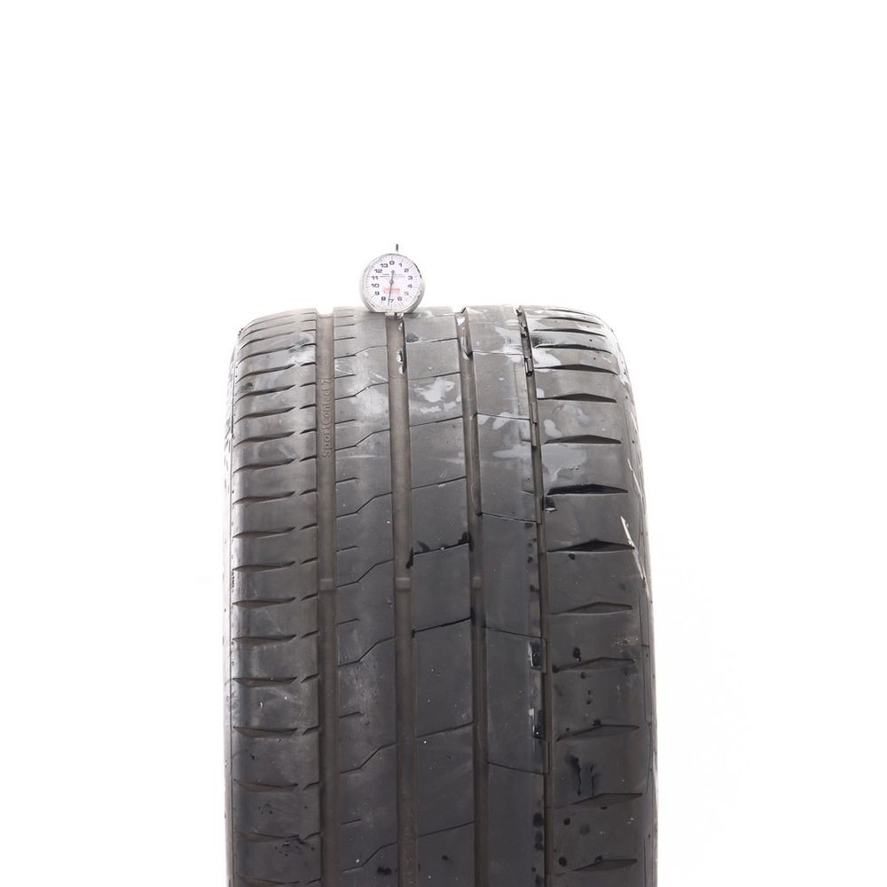 Set of (2) Used 295/35ZR21 Continental SportContact 7 MO1 107Y - 6-7/32 - Image 5