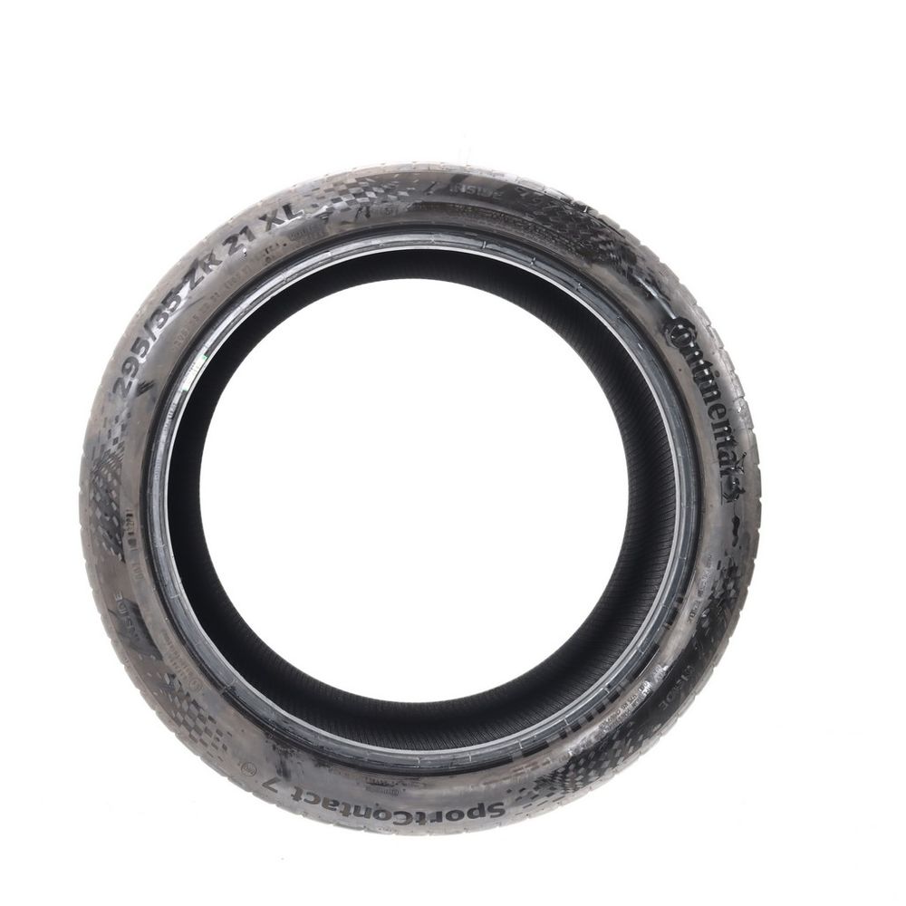 Set of (2) Used 295/35ZR21 Continental SportContact 7 MO1 107Y - 6-7/32 - Image 6