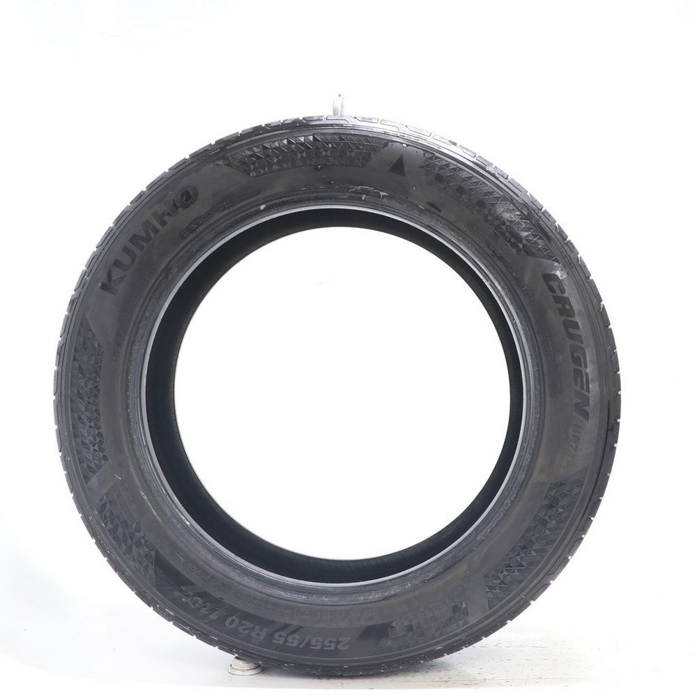 Set of (2) Used 255/55R20 Kumho Crugen HP71 110H - 7-8/32 - Image 3