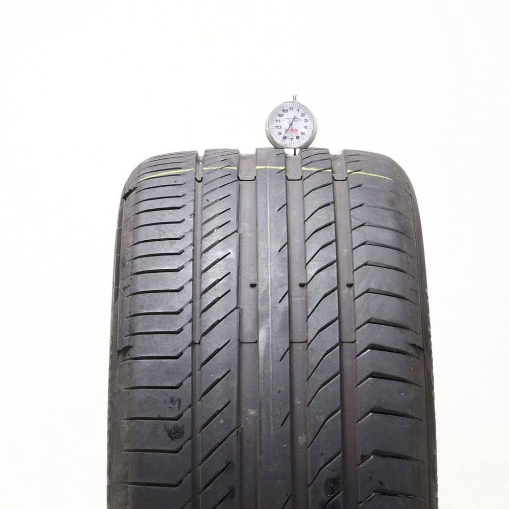 Set of (2) Used 285/40ZR22 Continental ContiSportContact 5P MO 106Y - 8/32 - Image 2