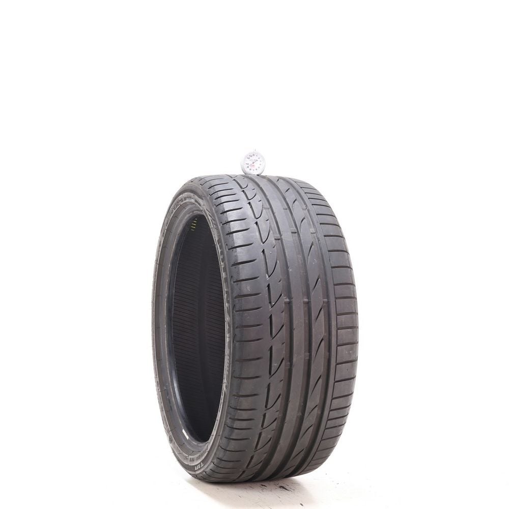 Set of (2) Used 245/35R18 Bridgestone Potenza S001 RFT 92Y - 7.5-9/32 - Image 4