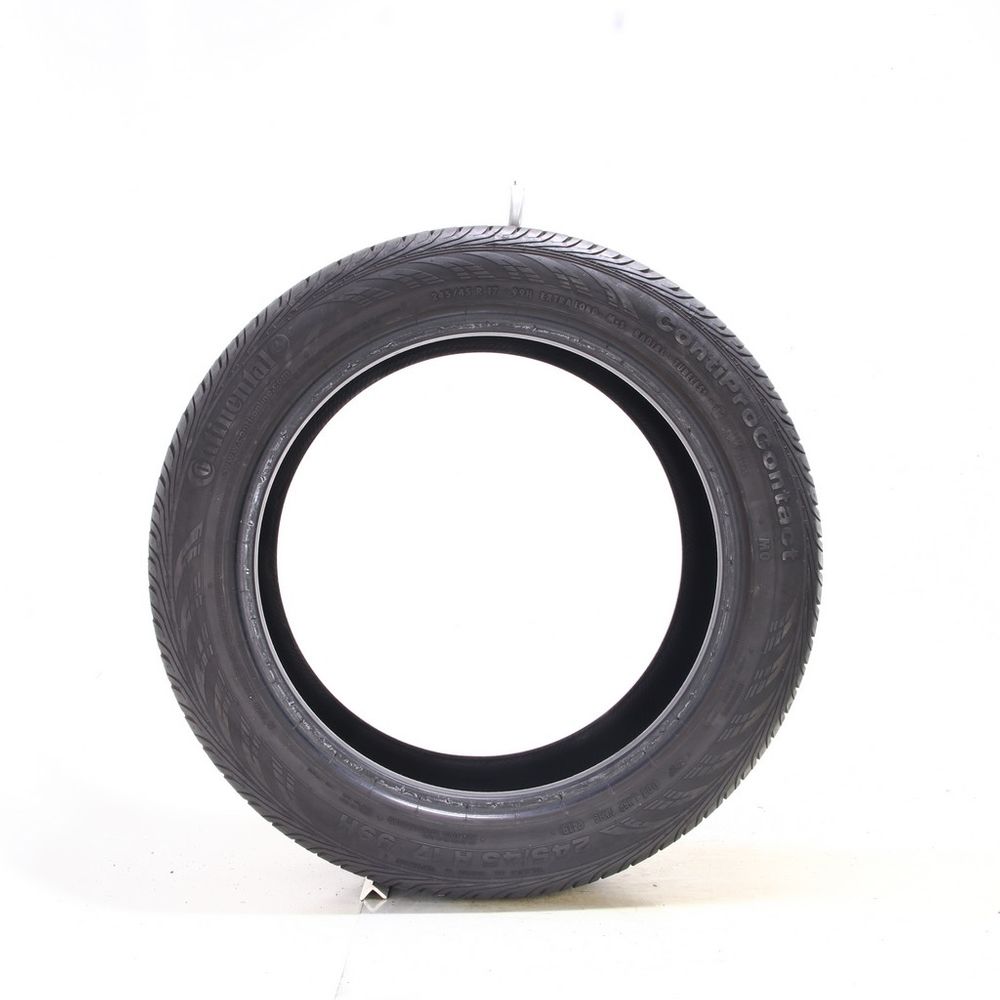 Set of (2) Used 245/45R17 Continental ContiProContact MO 99H - 6-7.5/32 - Image 6