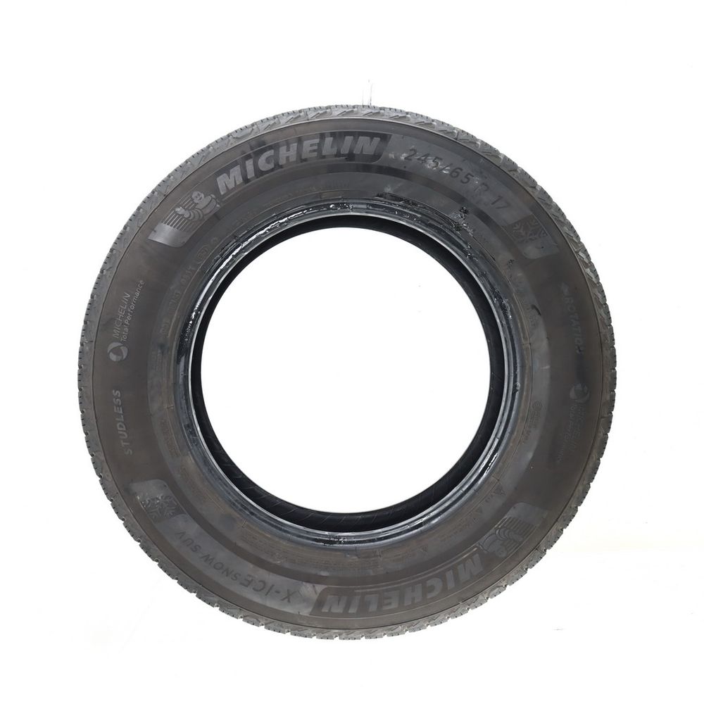 Set of (2) Used 245/65R17 Michelin X-Ice Snow SUV 111T - 7-7.5/32 - Image 6