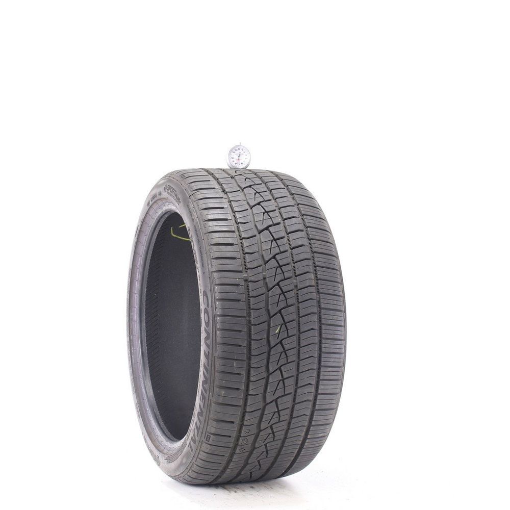 Set of (2) Used 265/35ZR18 Continental ControlContact Sport SRS Plus 97Y - 7.5-9/32 - Image 1