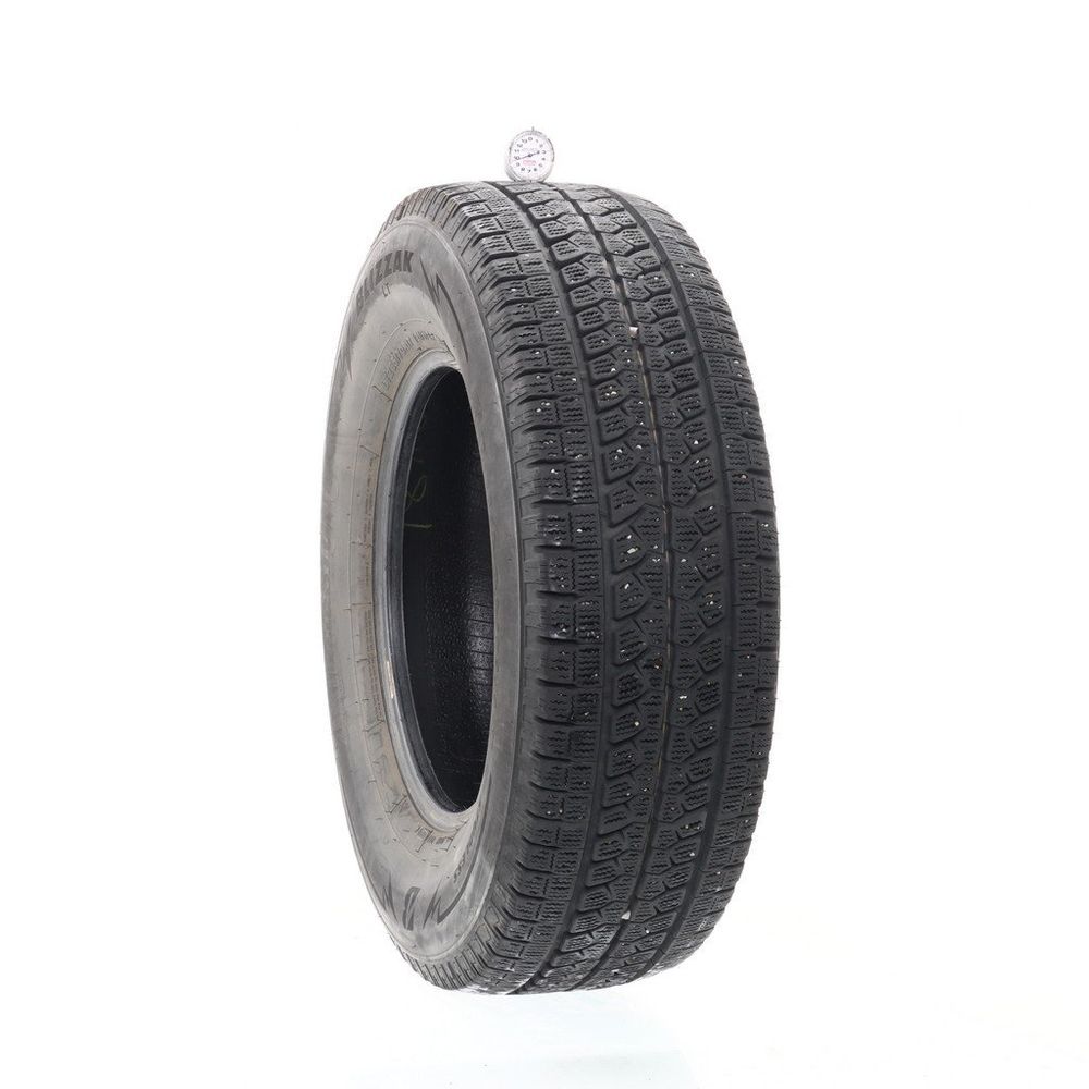 Set of (2) Used LT 265/70R17 Bridgestone Blizzak LT 121/118R E - 9.5-10.5/32 - Image 1