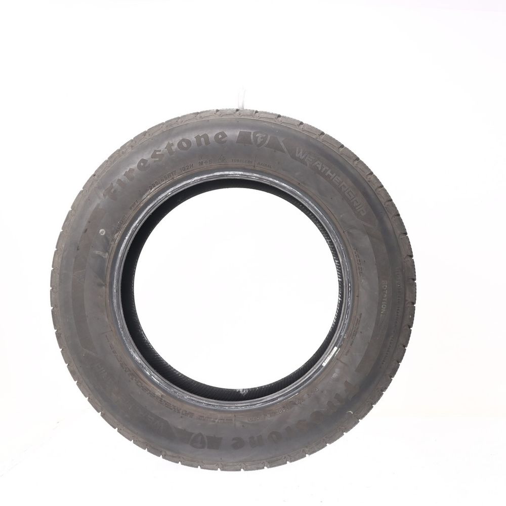 Set of (2) Used 225/65R17 Firestone WeatherGrip 102H - 7.5-8.5/32 - Image 3