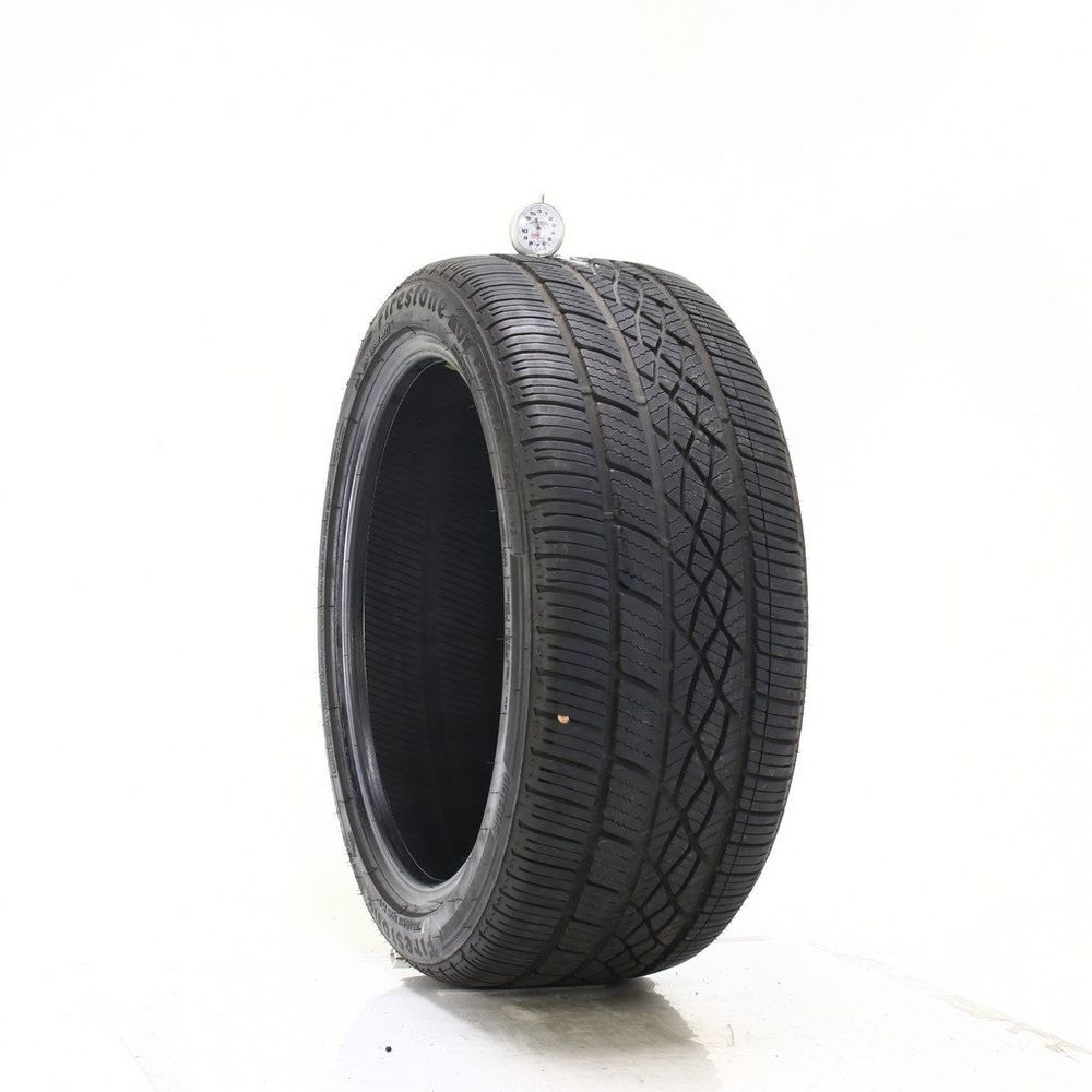Set of (2) Used 255/40R19 Firestone Firehawk AS V2 100W - 6-7.5/32 - Image 1