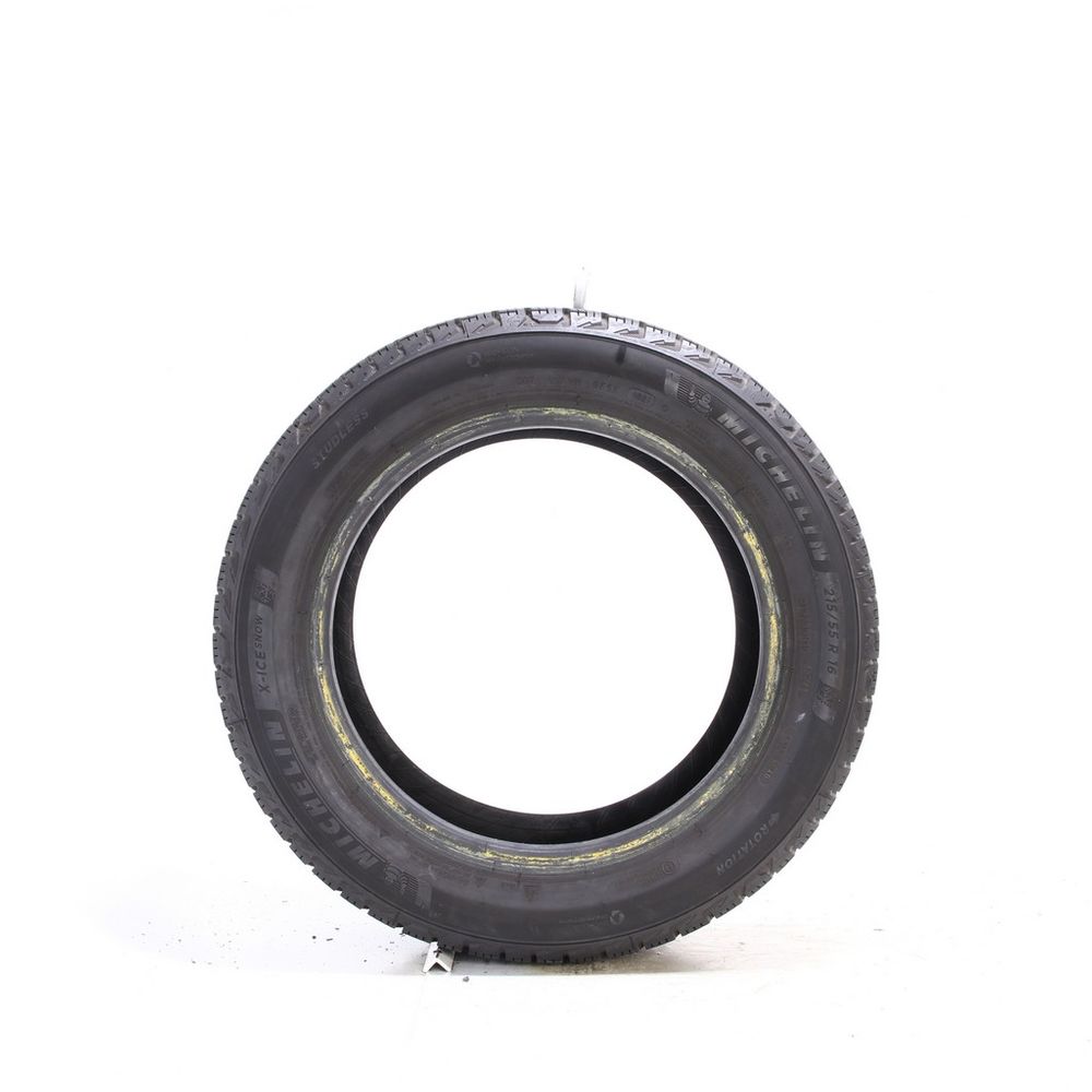 Set of (2) Used 215/55R16 Michelin X-Ice Snow 97H - 8.5-9.5/32 - Image 6