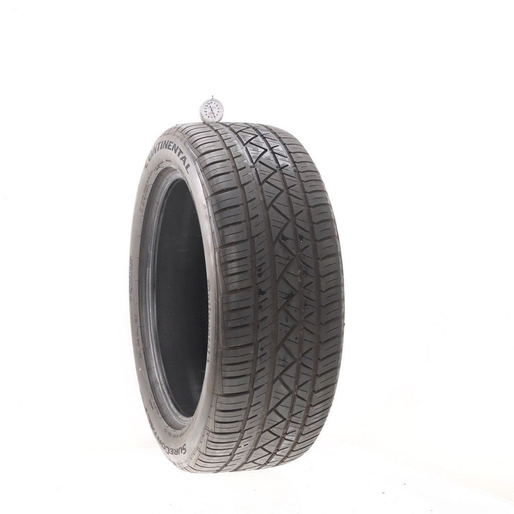 Set of (2) Used 245/50ZR19 Continental SureContact RX 105Y - 6/32 - Image 1