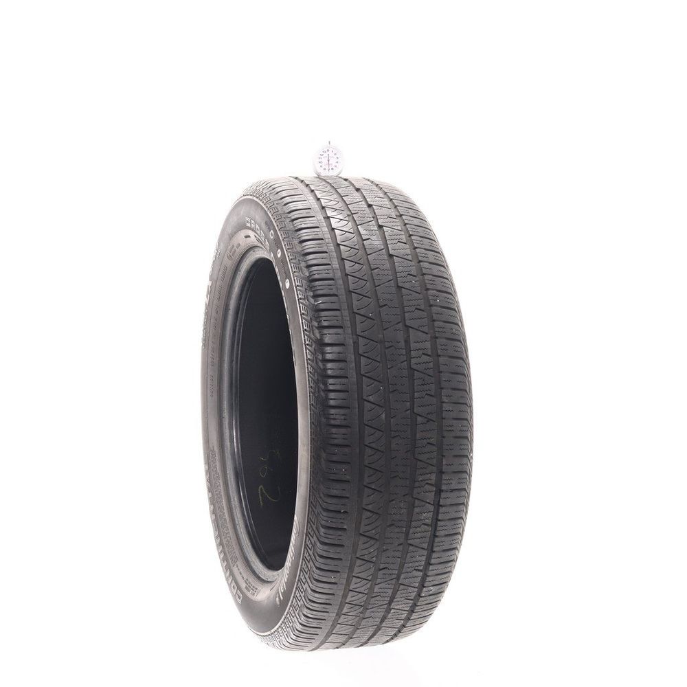 Set of (2) Used 235/55R19 Continental CrossContact LX Sport SSR MOE 101H - 7-8/32 - Image 1