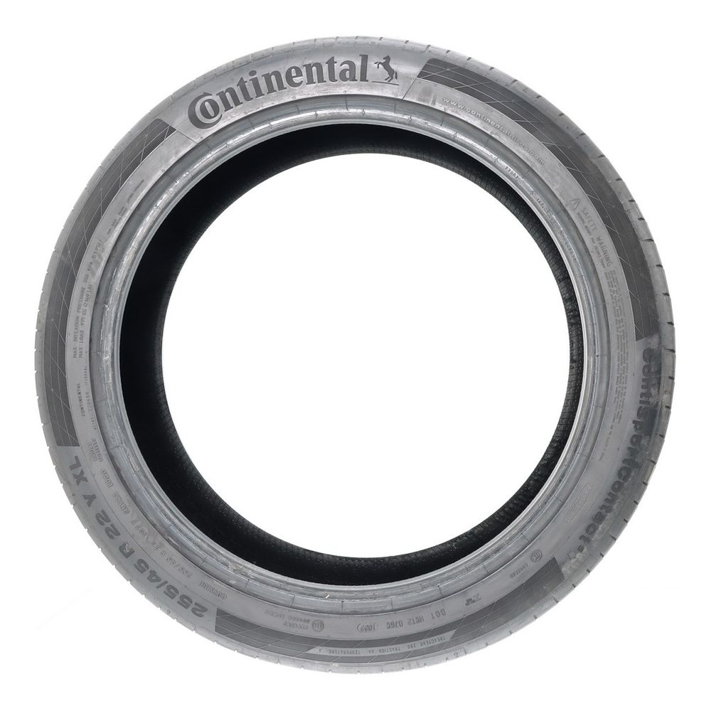 Set of (2) Used 255/45R22 Continental ContiSportContact 5 Seal+Silent 107Y - 6-7/32 - Image 3