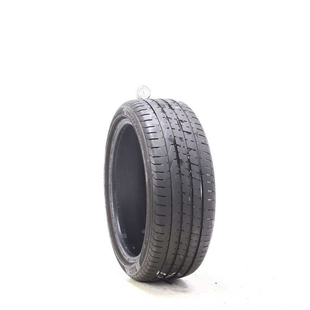 Set of (2) Used 225/40R18 Pirelli P Zero MOE Run Flat 92W - 6.5-7.5/32 - Image 1