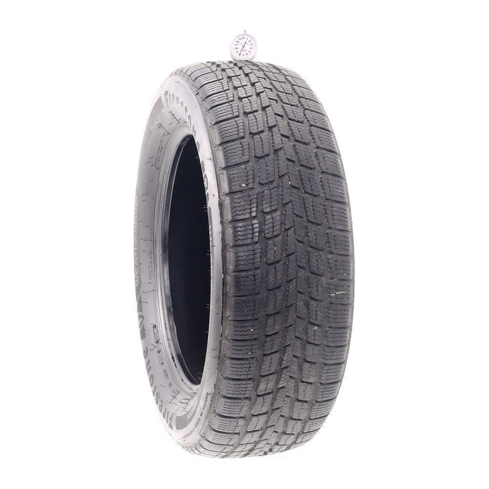 Set of (2) Used 225/60R17 Firestone WeatherGrip 99H - 8-9/32 - Image 1