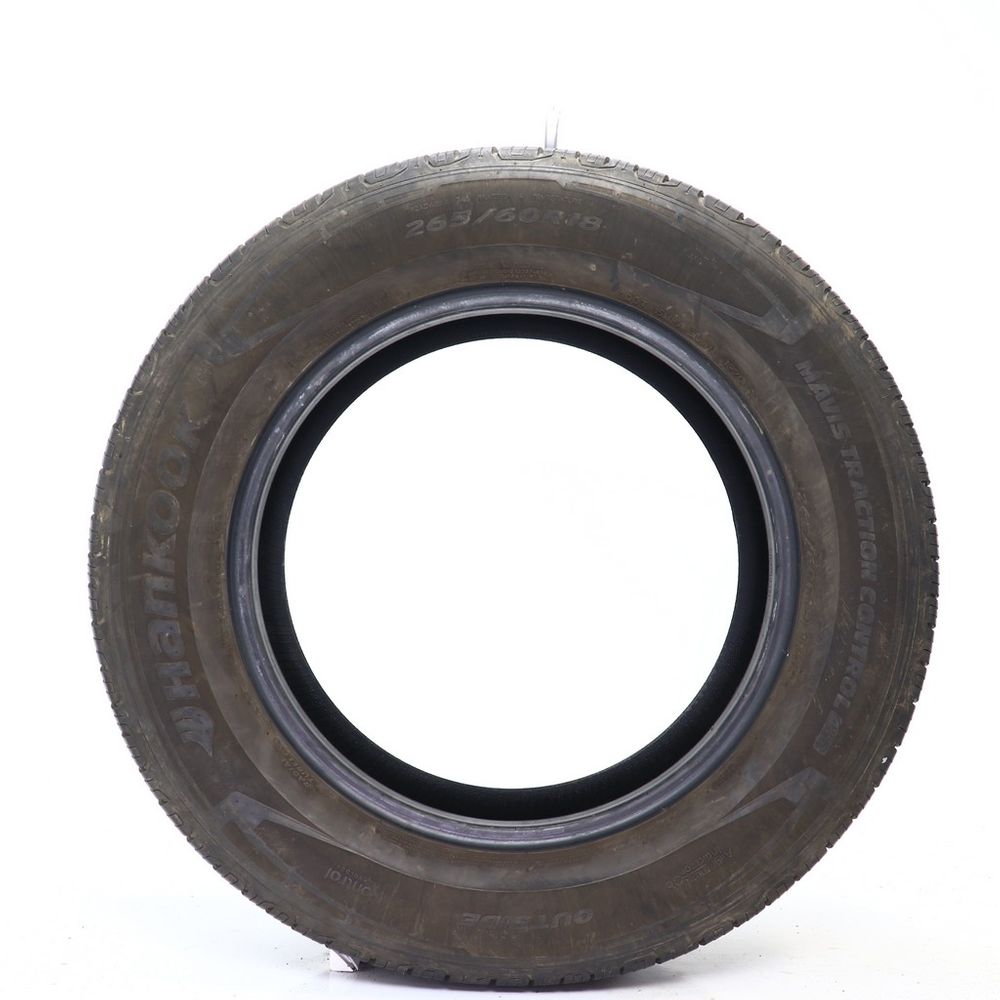 Set of (2) Used 265/60R18 Hankook Mavis Traction Control 4Season 110H - 8/32 - Image 3
