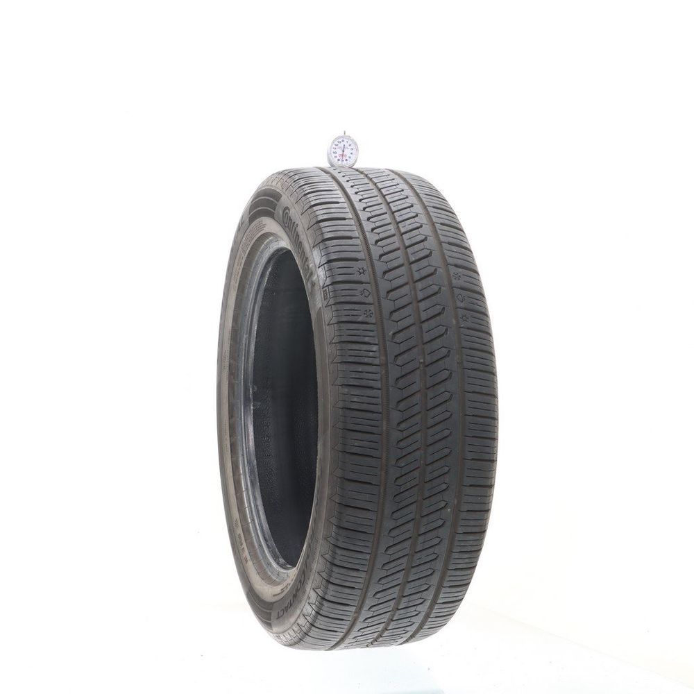 Set of (2) Used 235/55R19 Continental ControlContact Tour M A/S EV 105H - 7-8/32 - Image 1