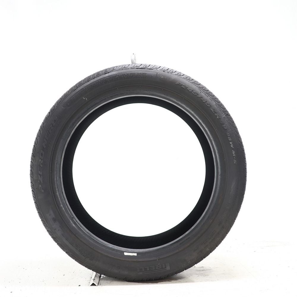 Set of (2) Used 245/45ZR19 Pirelli P Zero Nero 98W - 8.5/32 - Image 3