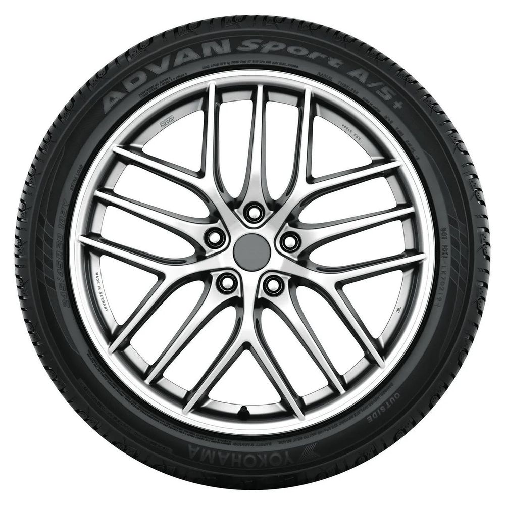 New 235/40R19 Yokohama Advan Sport A/S+ 96Y - Image 2