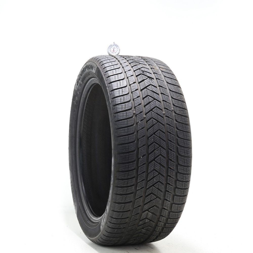 Set of (2) Used 295/40R21 Pirelli Scorpion Winter 111V - 7.5-9/32 - Image 1