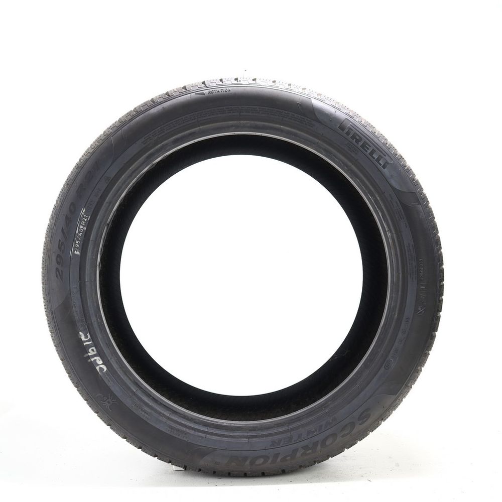 Set of (2) Used 295/40R21 Pirelli Scorpion Winter 111V - 7.5-9/32 - Image 6