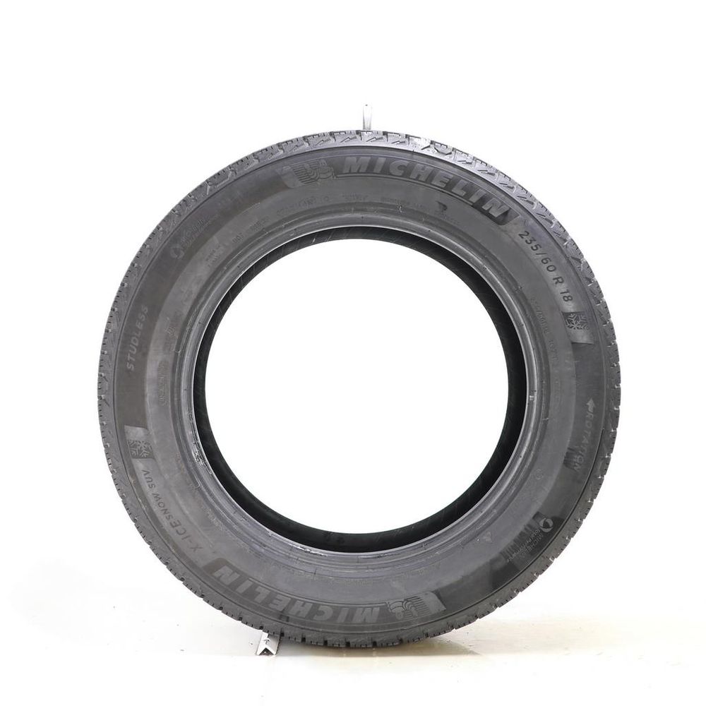 Set of (2) Used 235/60R18 Michelin X-Ice Snow SUV 107T - 9-9.5/32 - Image 6