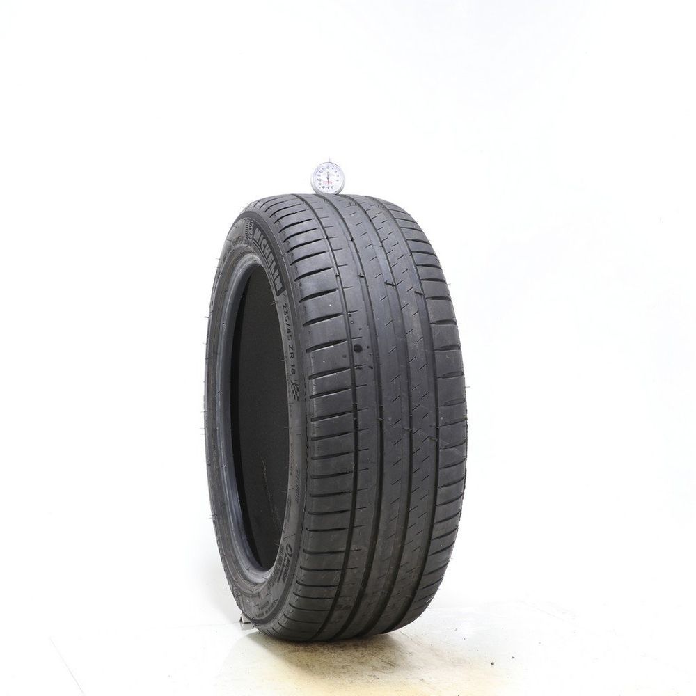 Used 235/45ZR18 Michelin Pilot Sport 4 S TO Acoustic 98Y - 6.5/32 - Image 1