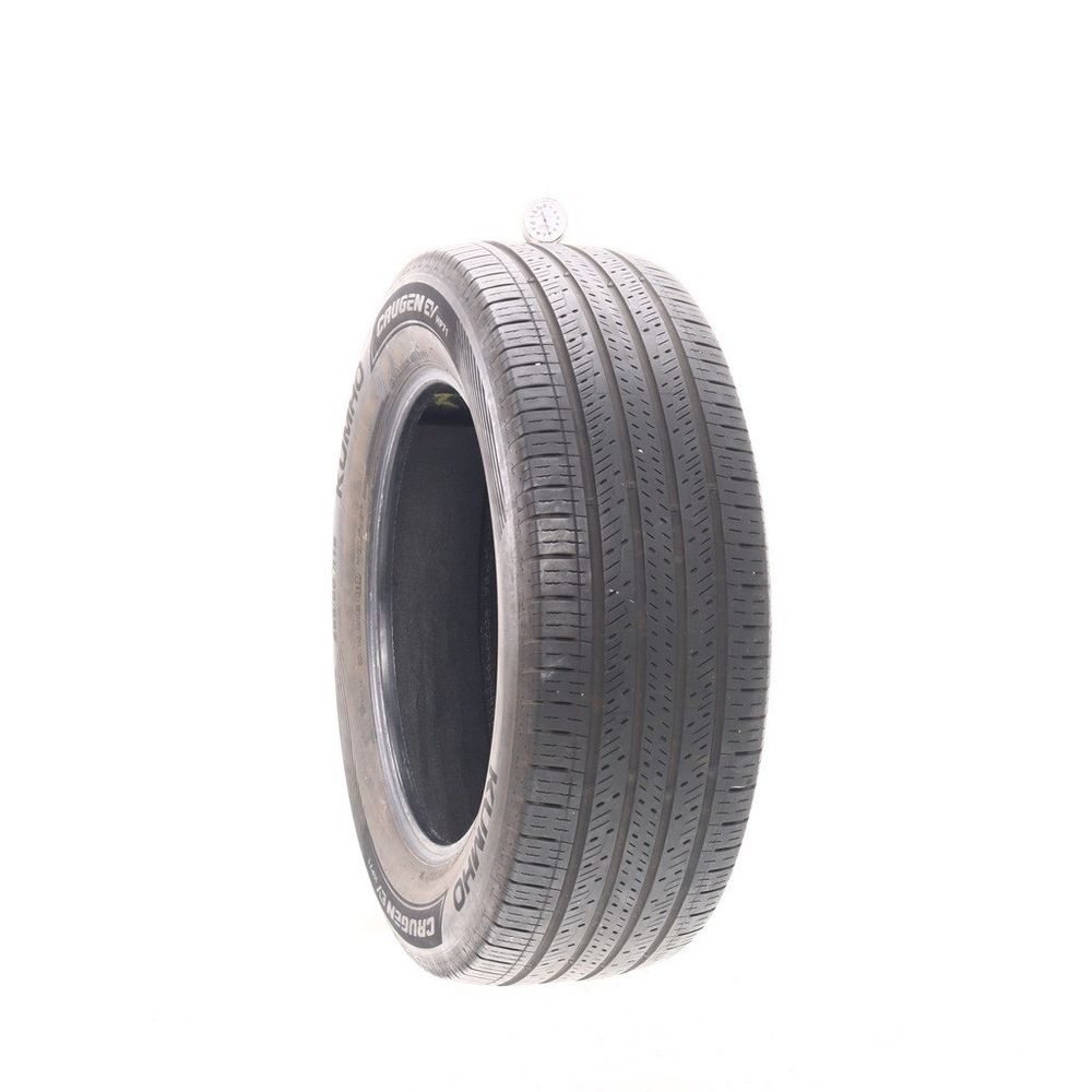 Set of (2) Used 255/60R19 Kumho Crugen HP71 EV K-Silent 113V - 6-7.5/32 - Image 1