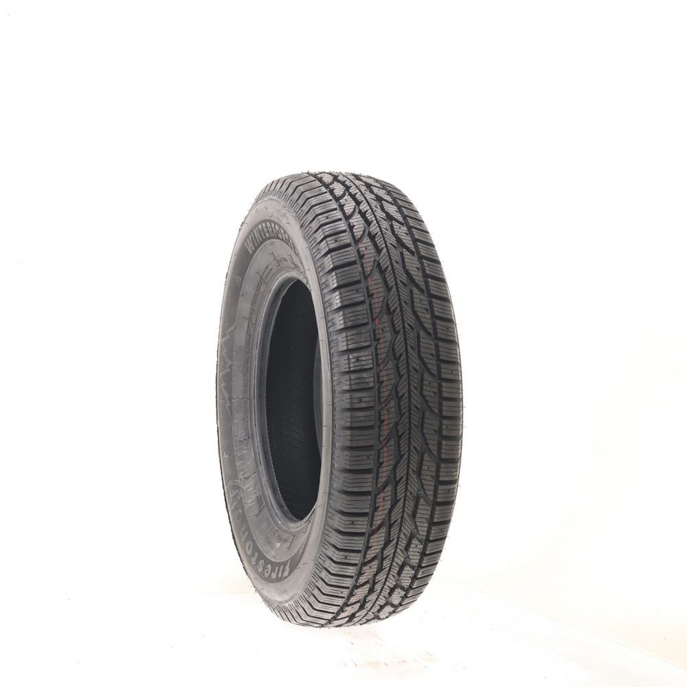 Set of (4) Driven Once 215/75R15 Firestone Winterforce 2 UV 100S - 12/32 - Image 1