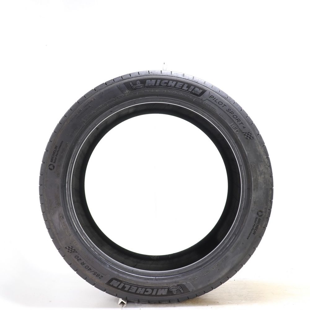 Set of (2) Used 285/40R20 Michelin Pilot Sport 4 NFO 108Y - 5.5-6/32 - Image 3